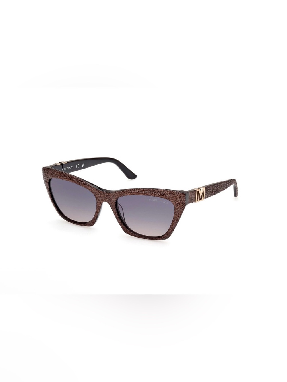 Marciano Brown Glitter Cat-Eye Sunglasses - Women's Accessories